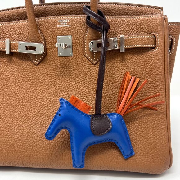 HERMES BNIB Rodeo PM Milo Lambskin GriGri PM Bag Charm - Picture 3 of 13